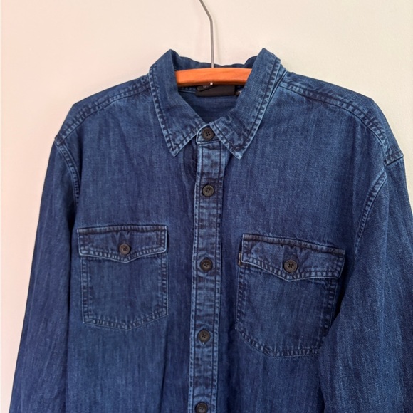 Harley Davidson Denim button up shirt XL men - Picture 2 of 7